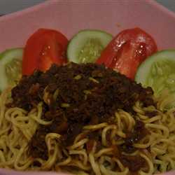 Indomie ayam lada hitam
